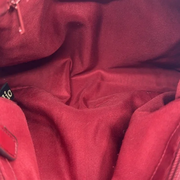 RELIC RED LEATHER HOBO BAG WITH BRAIDED STRAPS - Picture 6 of 10